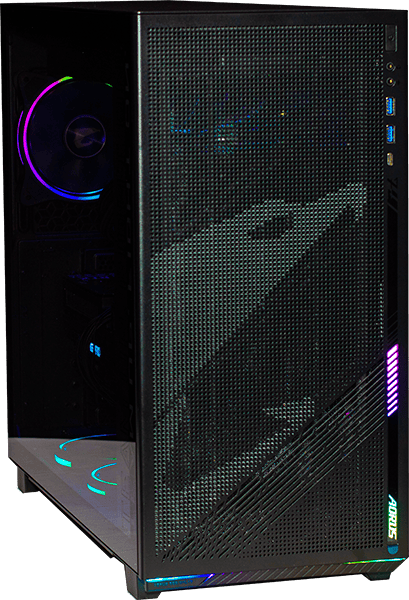 GIGABYTE AORUS C400 Glass Black - фото 2